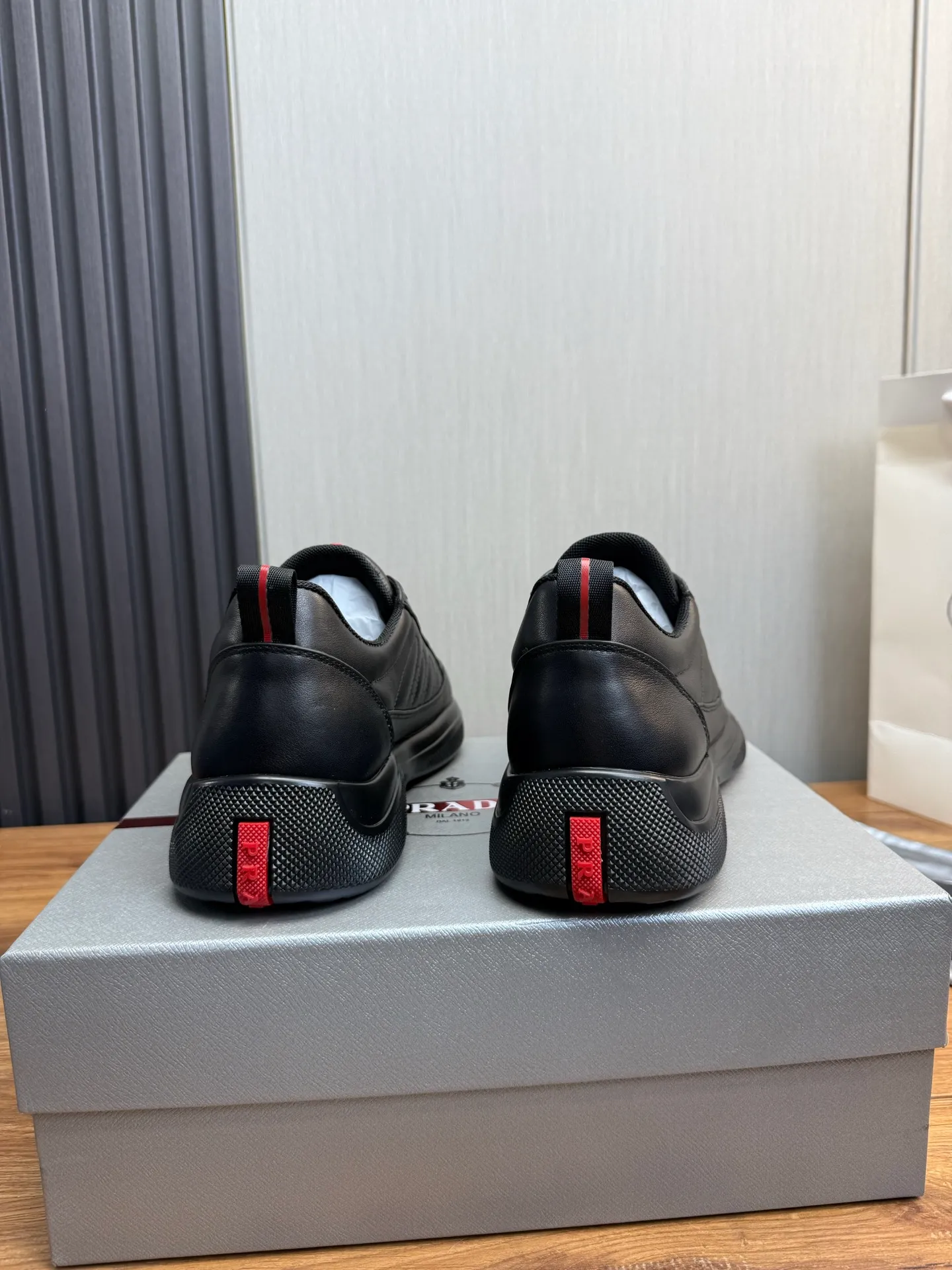 Men's shoes 580💰 [PRADA] Men's shoes are popular in the counter, official website synchronization, 1 high-quality shipment ✔️Original cowhide + cowhide lining, 1🆚1 replica, original sole, 38-45 (45 customized, non-refundable)